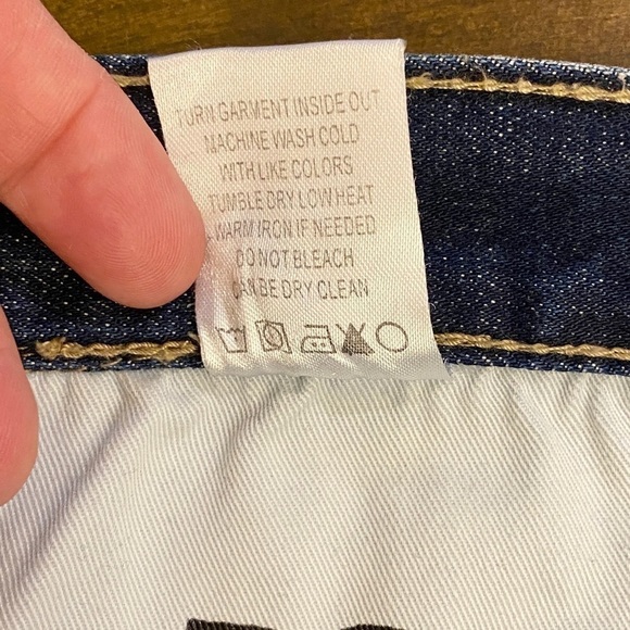 DOPE 34x32 Weir Moto Stretch Jeans Mens Distressed Patched Button Fly D2018P201 - Picture 9 of 12